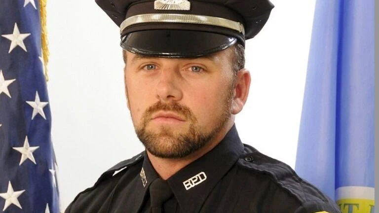 John O’Keefe in his Boston Police Department uniform